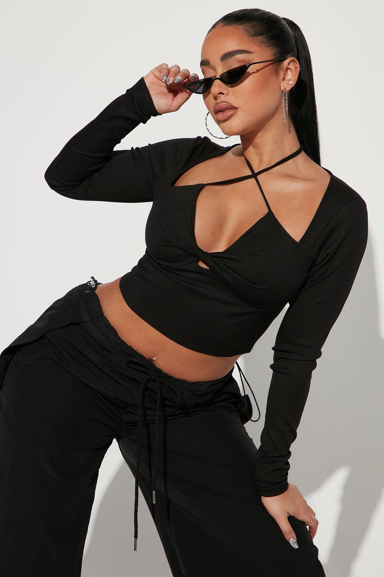 Knot front top hotsell
