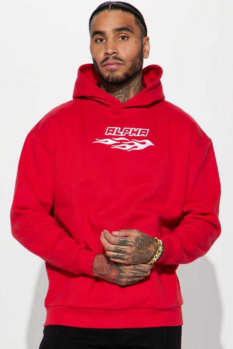 Fashion nova cheap red hoodie