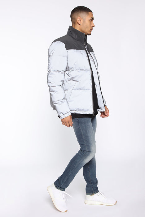 Reflective jacket clearance fashion nova