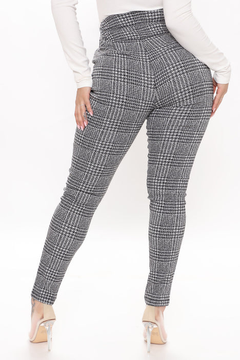 Fashion nova plaid pants on sale