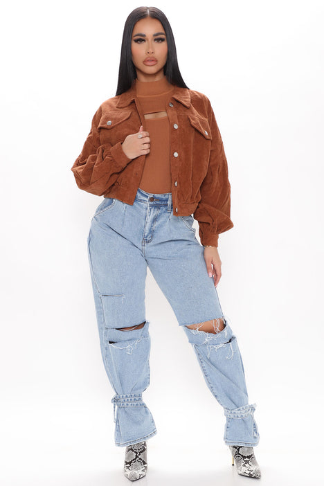 Fashion nova corduroy jacket top