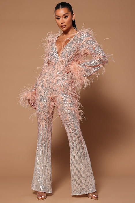 Fashion nova discount gold jumpsuit