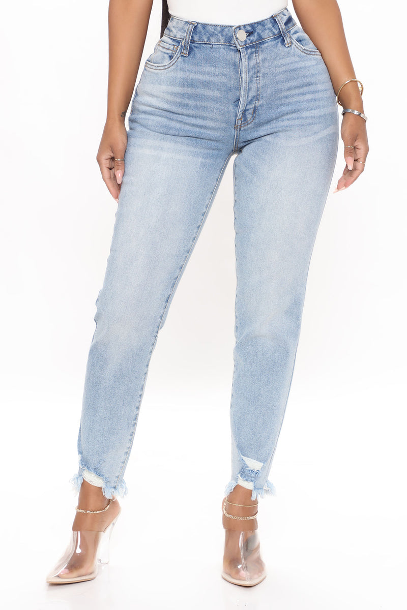 Iconic Straight Leg Jeans - Light Blue Wash | Fashion Nova, Jeans ...