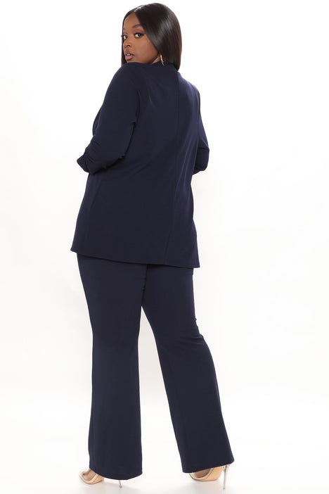 Call It Even Wide Leg Dress Pants Navy Fashion Nova Pants