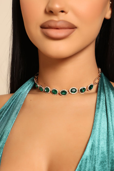 Buy Emerald Green Kundan Choker Set/wedding Jewelry/statement Necklace/sabyasachi  Inspired/indian Jewelry/bollywood Jewelry/pakistani Jewelry Online in India  - Etsy