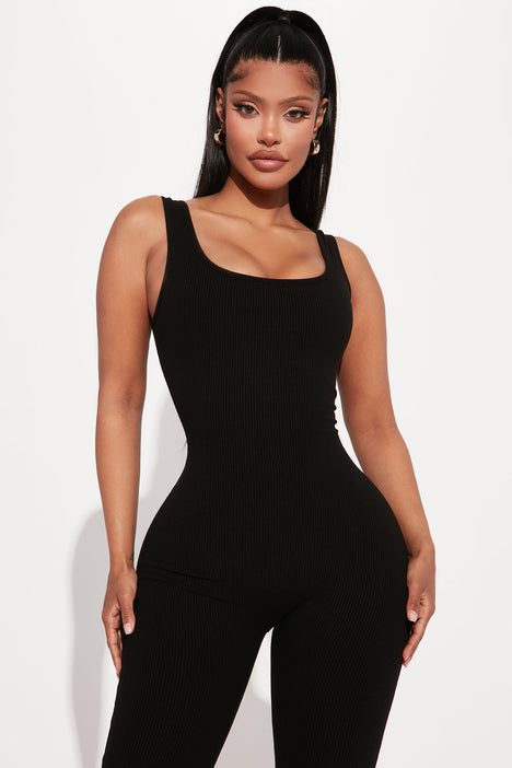 Fashion nova sale jumpsuits black