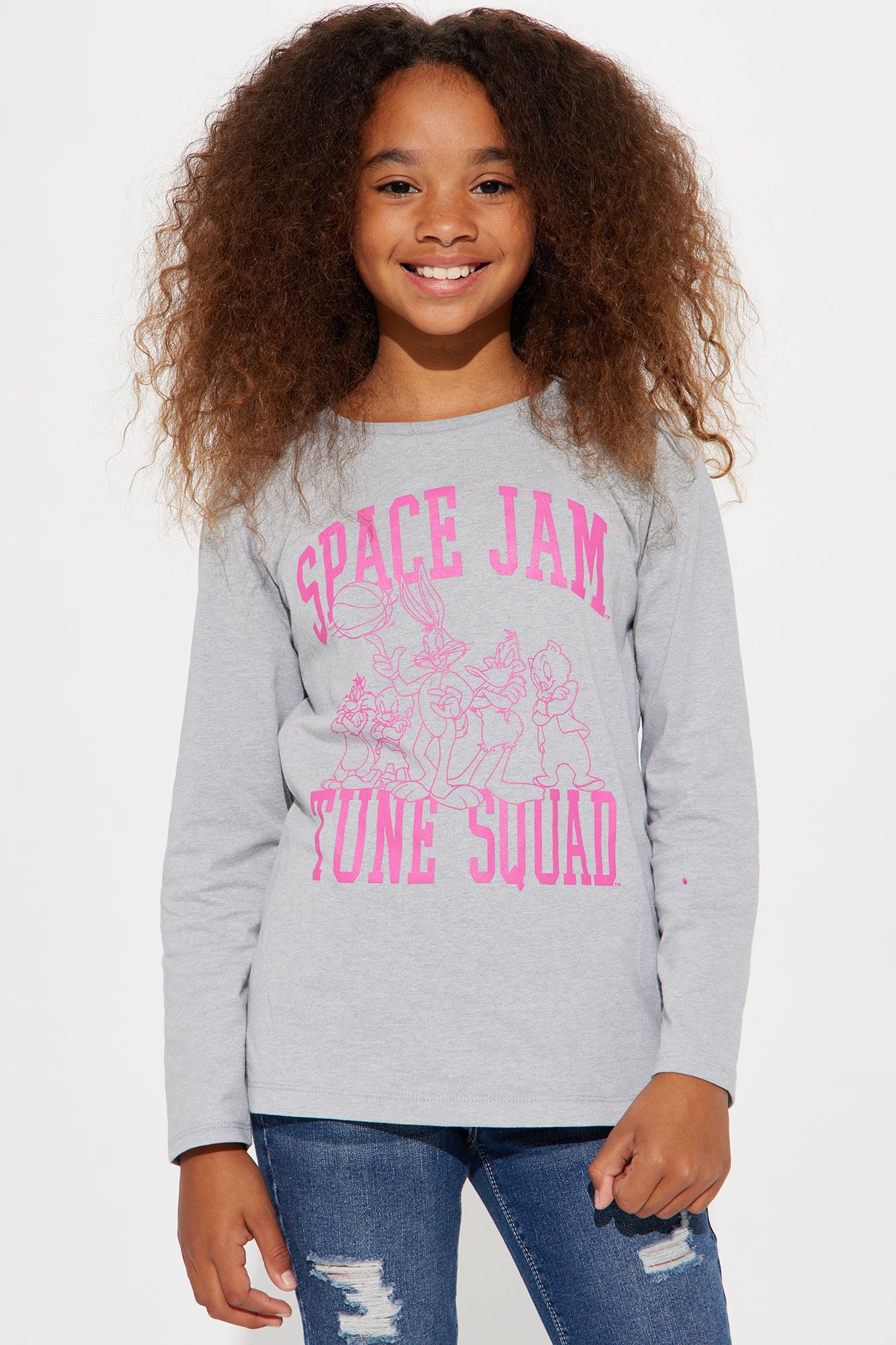 Mini Space Jam Tune Squad Long Sleeve Tee - Grey | Fashion Nova, Kids Tops  & T-Shirts | Fashion Nova