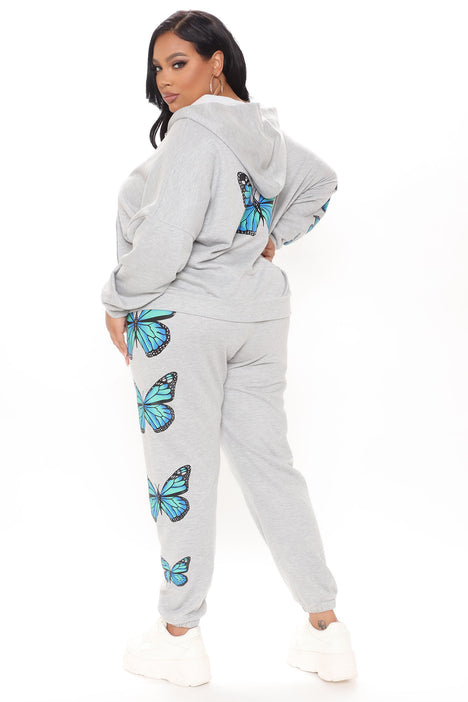 Butterfly sweatpants hot sale fashion nova