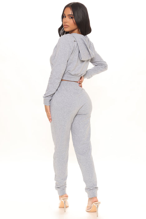 Latest And Greatest French Terry Jogger Heather Grey