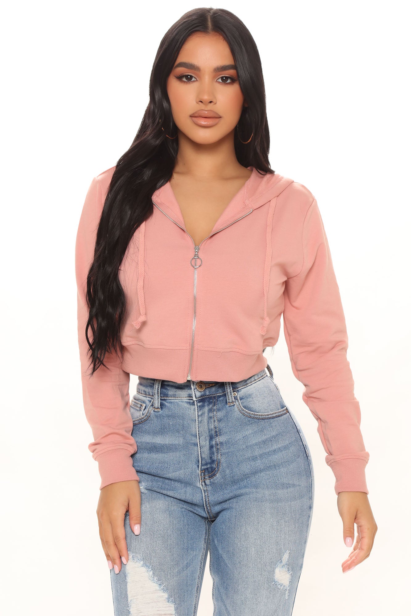Fashion nova sales crop hoodie