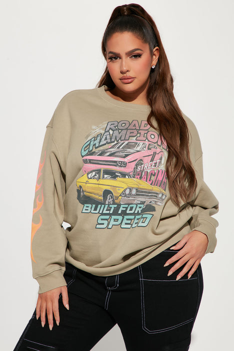 Champion sweatshirt top plus size