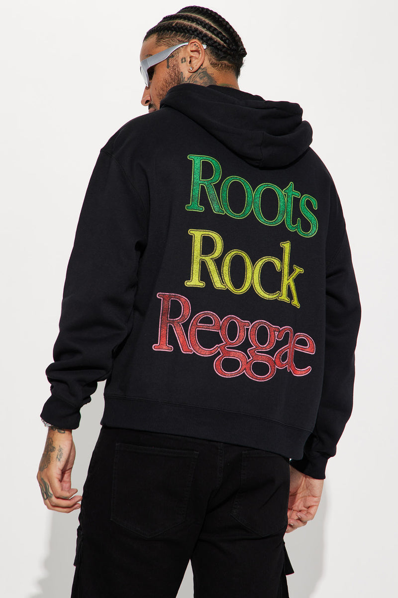 Bob Marley Roots Rock Reggae Hoodie - Black | Fashion Nova, Mens ...