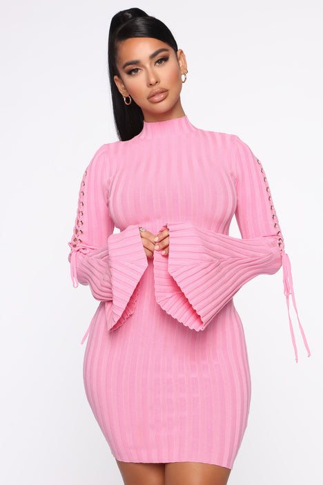 Fashion nova deals pink dress