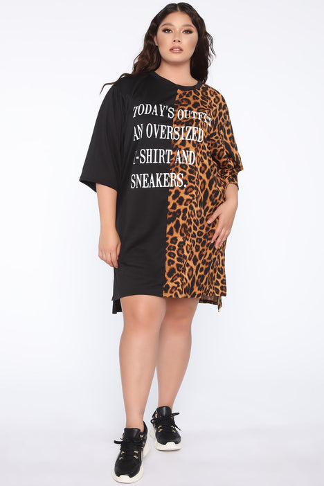 Oversized t shirt dress fashion nova 2025