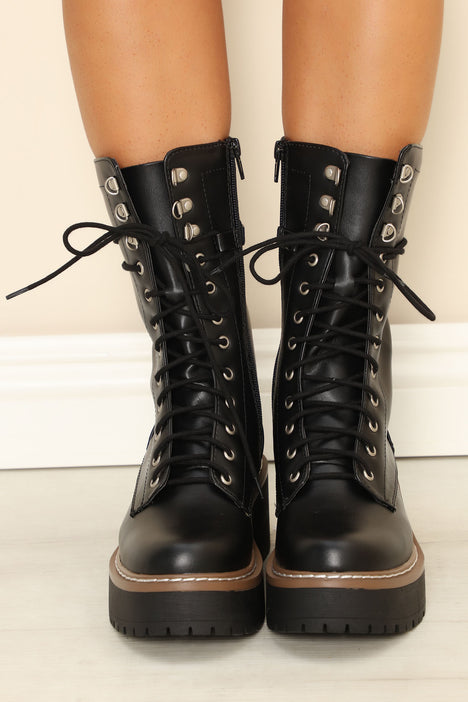 Fashion nova cheap platform boots