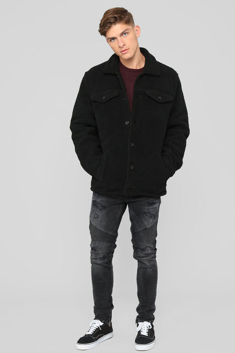 Always Working Sherpa Jacket Black