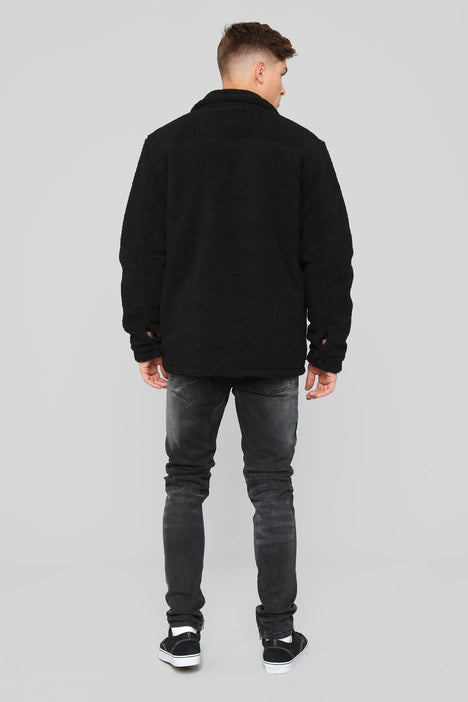 Always Working Sherpa Jacket Black
