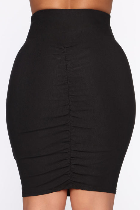 Office Beauty Pencil Midi Skirt Black Fashion Nova Skirts