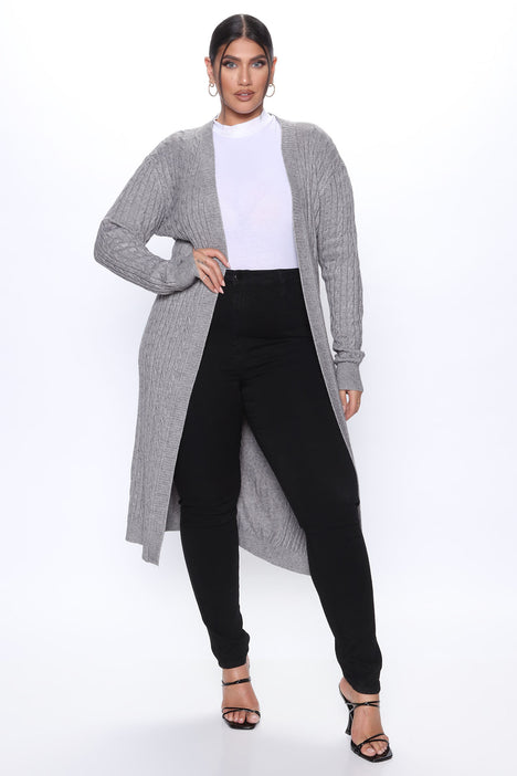 Cable sale knit duster