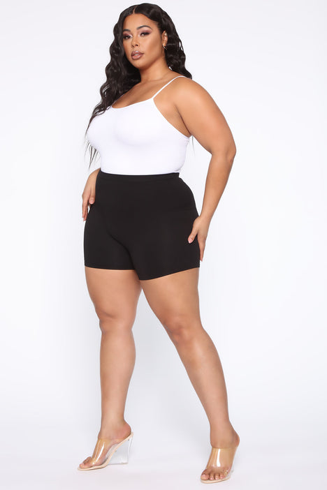 Callie High Rise Shorts - Black, Fashion Nova, Shorts