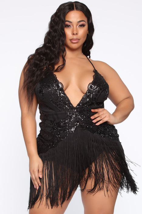 Fashion nova best sale speakeasy fringe dress