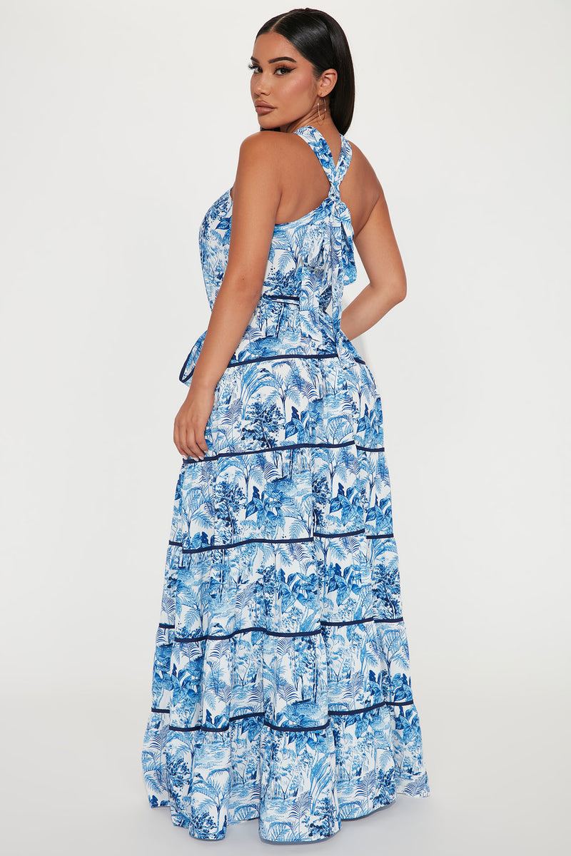 Island Love Maxi Dress - Blue/combo | Fashion Nova, Dresses | Fashion Nova