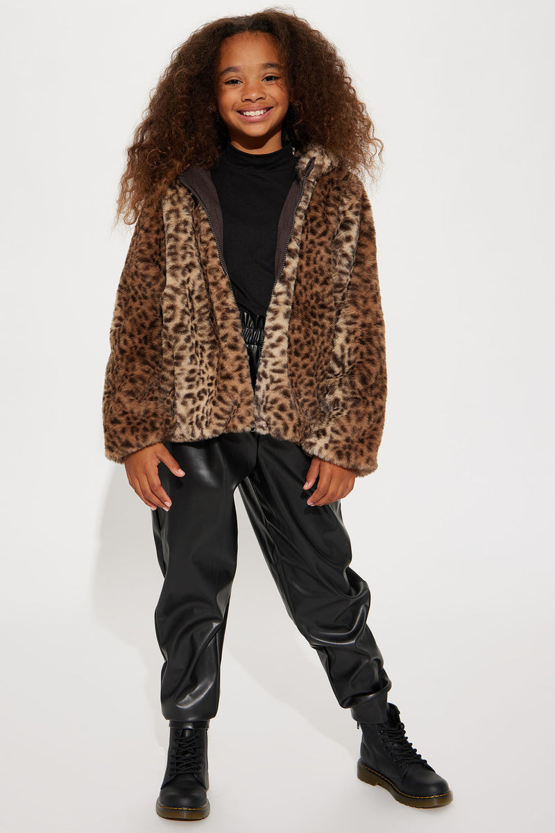 Mini Beary Cute Faux Fur Jacket - Leopard | Fashion Nova, Kids Jackets ...