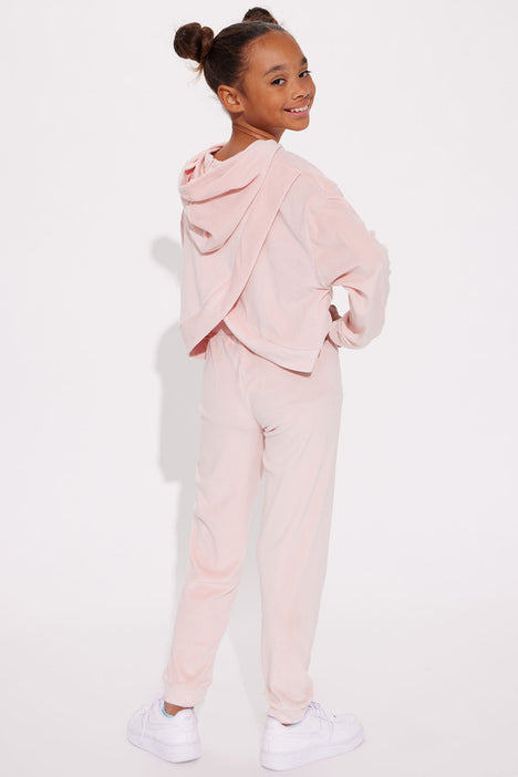Blush best sale jogger set