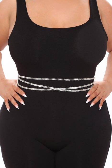 Plus size rhinestone belt hotsell