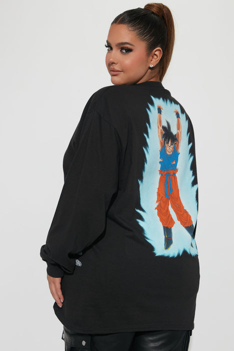 Dragon Ball Z Front And Back Screen T Shirt Black Fashion Nova