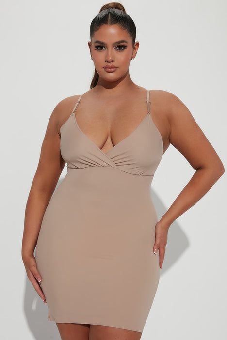 Tighten Up Sculpt Shapewear Slip Dress - Nude, Fashion Nova, Lingerie &  Sleepwear