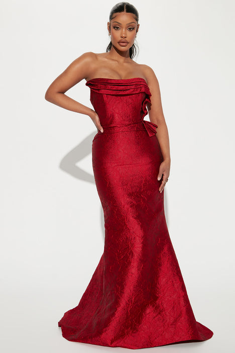 Fashion nova 2024 red dress