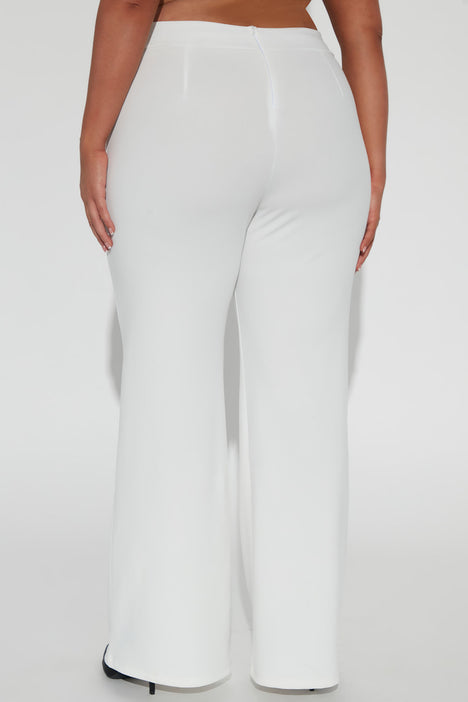 Plus size deals petite white pants
