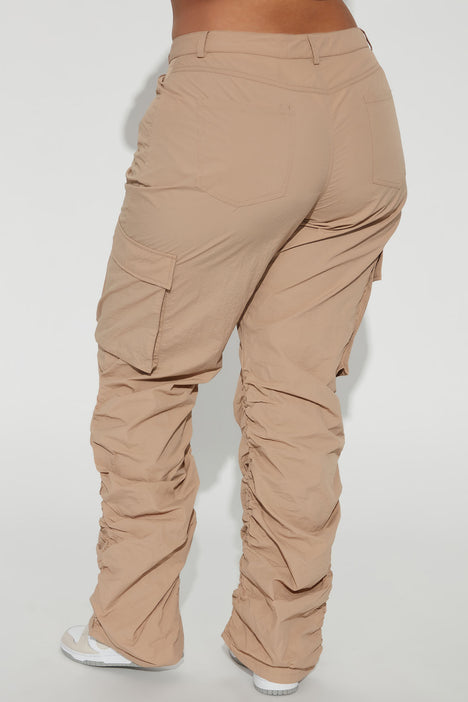 Echo Park Cargo Stacked Pant - Khaki, Fashion Nova, Pants