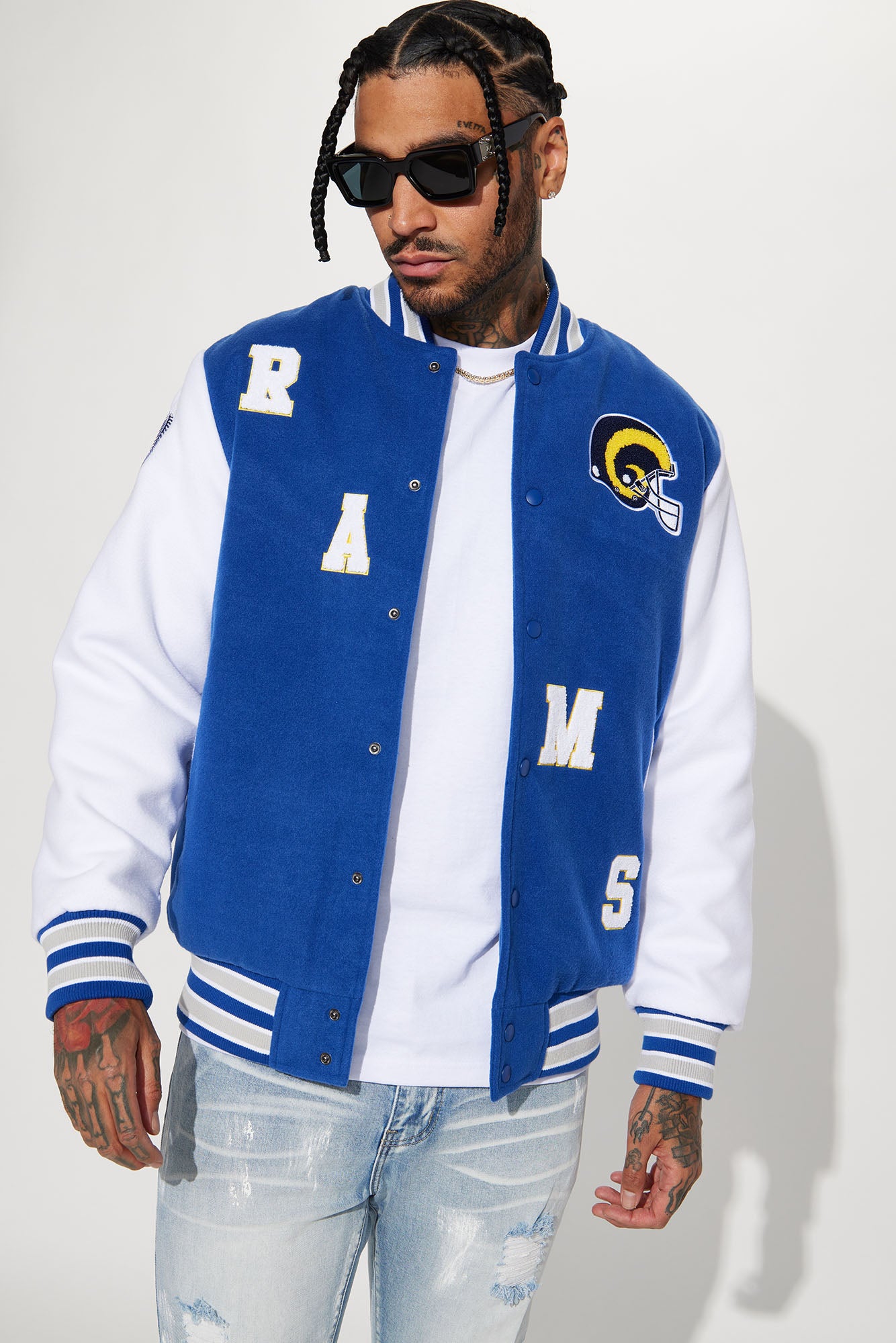 Fashion nova top varsity jacket