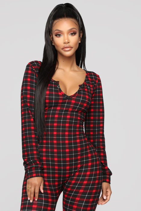 Where s My Coffee Jumpsuit Black Red