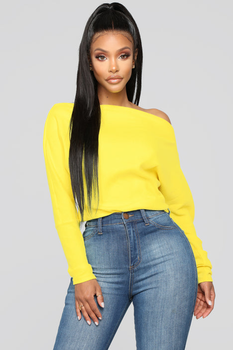 Fashion nova outlet yellow sweater