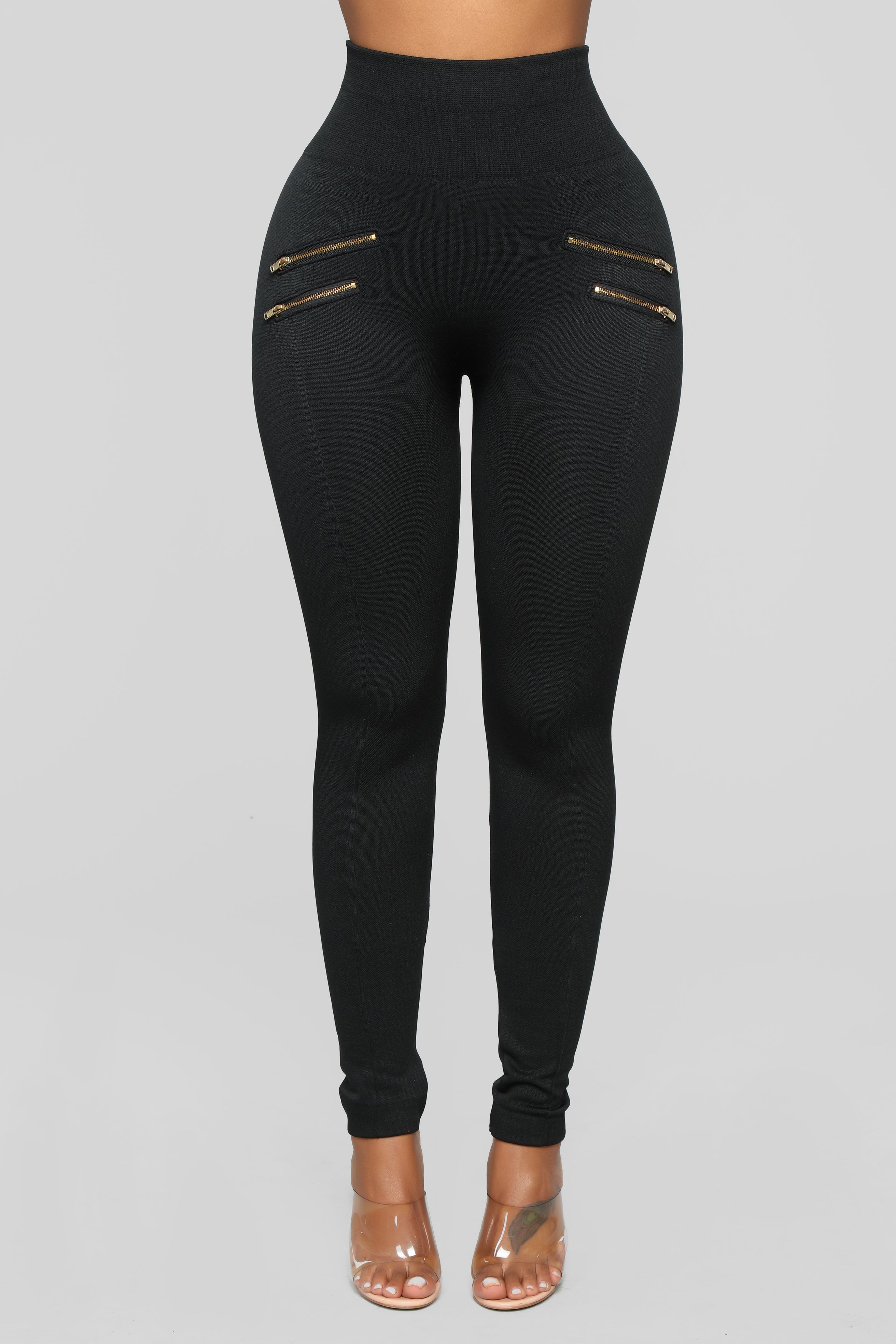 Kiss And Make Up Seamless Leggings Black Fashion Nova