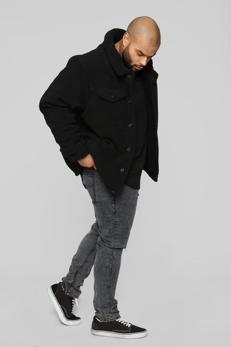 Always Working Sherpa Jacket Black