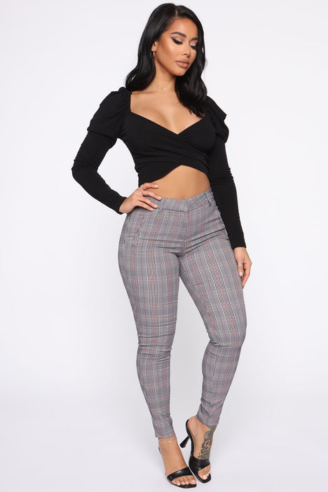 Fashion nova outlet plaid pants