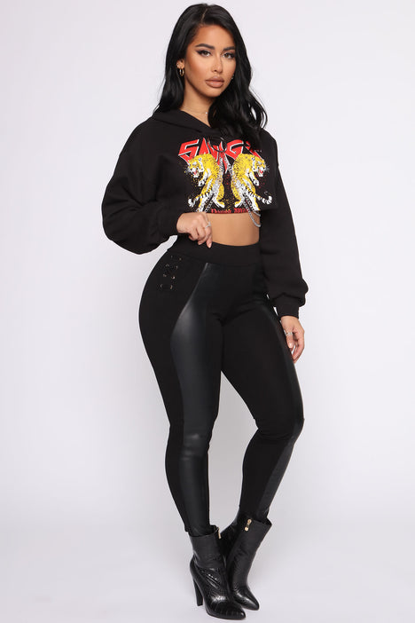 Fashion nova hot sale leather leggings