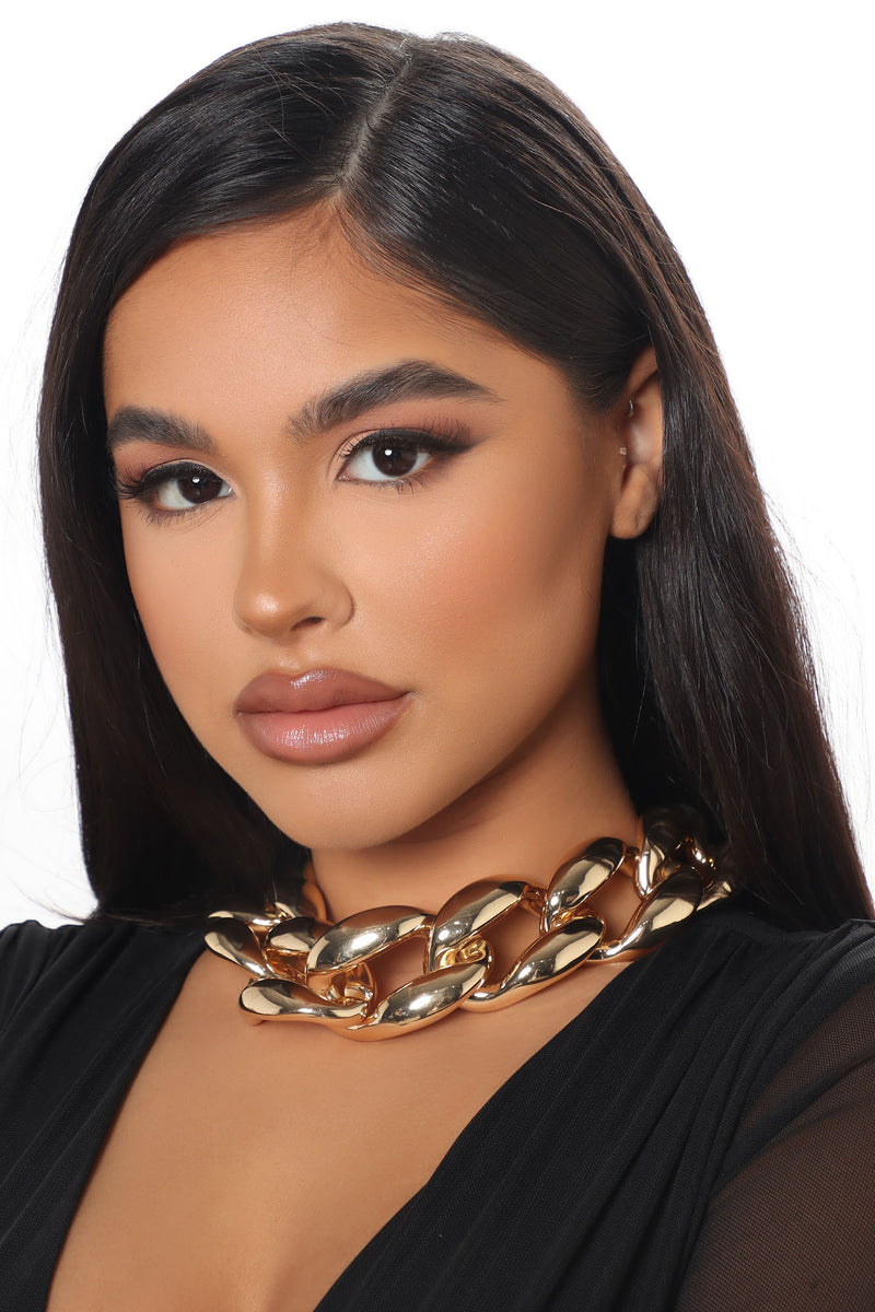 Doing The Most Chain Necklace Gold Fashion Nova, Jewelry Fashion Nova