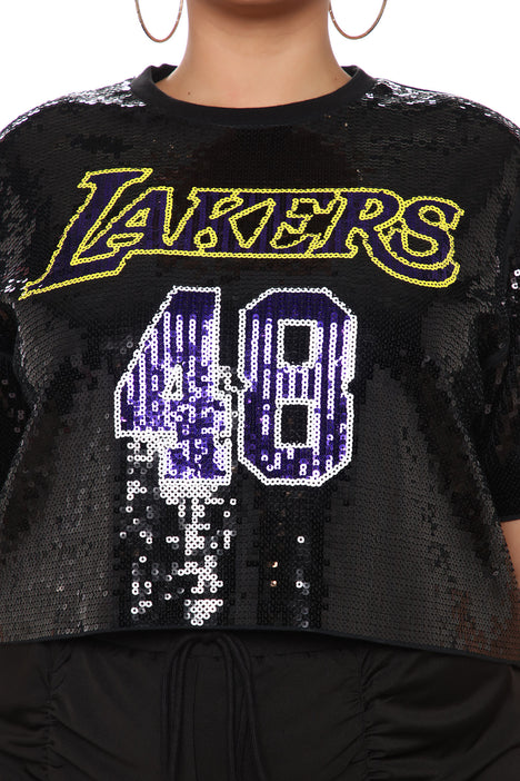 Lakers shop sequin jersey
