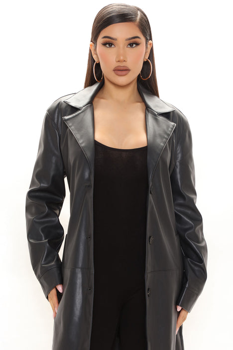 Leather coat sales near me hotsell