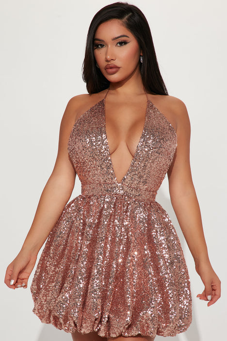 Cute rose gold on sale dresses