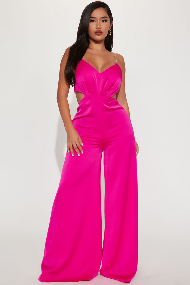 Always Fabulous Jumpsuit Fuchsia Fashion Nova, Jumpsuits Fashion Nova