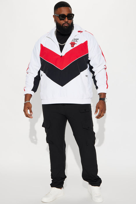 Chicago Bulls Threat Jacket - Black/Red, Fashion Nova, Mens Jackets