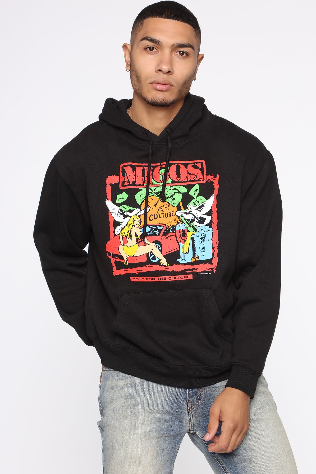 Do It For The Culture Hoodie Black combo