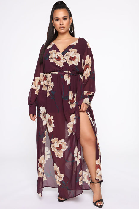 Park Avenue Maxi Dress Plum
