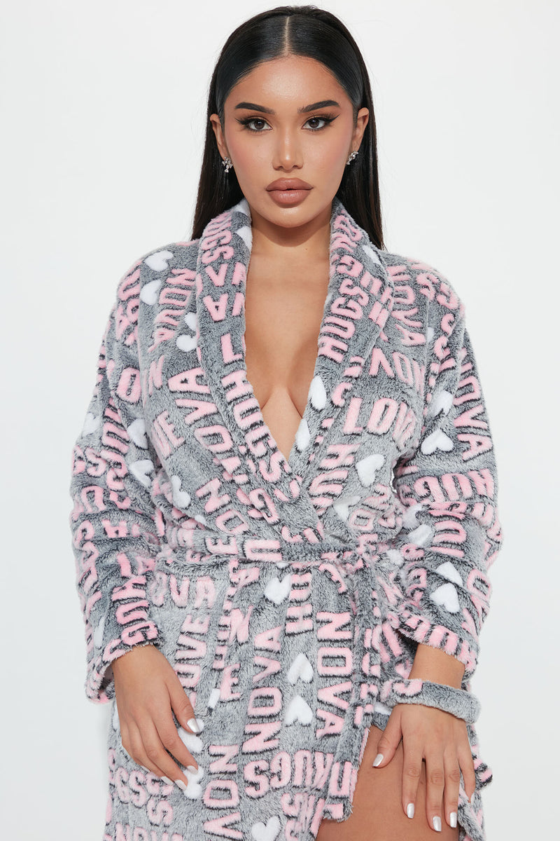 All Things Love Plush Robe Set Fashion Nova, Lingerie